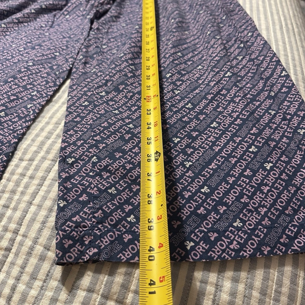 Disney Store‎ Eeyore Pajama Sleep Pants Womens XL Blue All Over Print - Picture 7 of 9